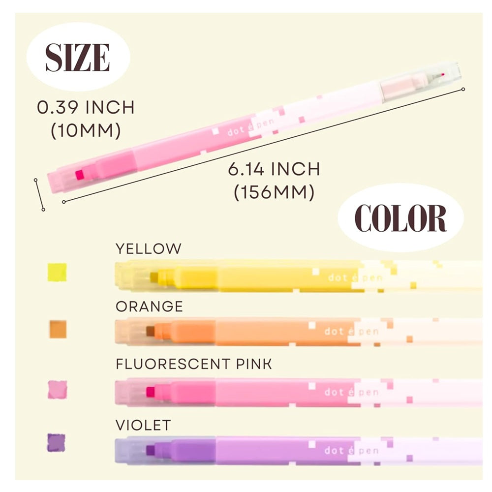 SUN-STAR DotEPen Double Sided Water Based Marker Pen - A