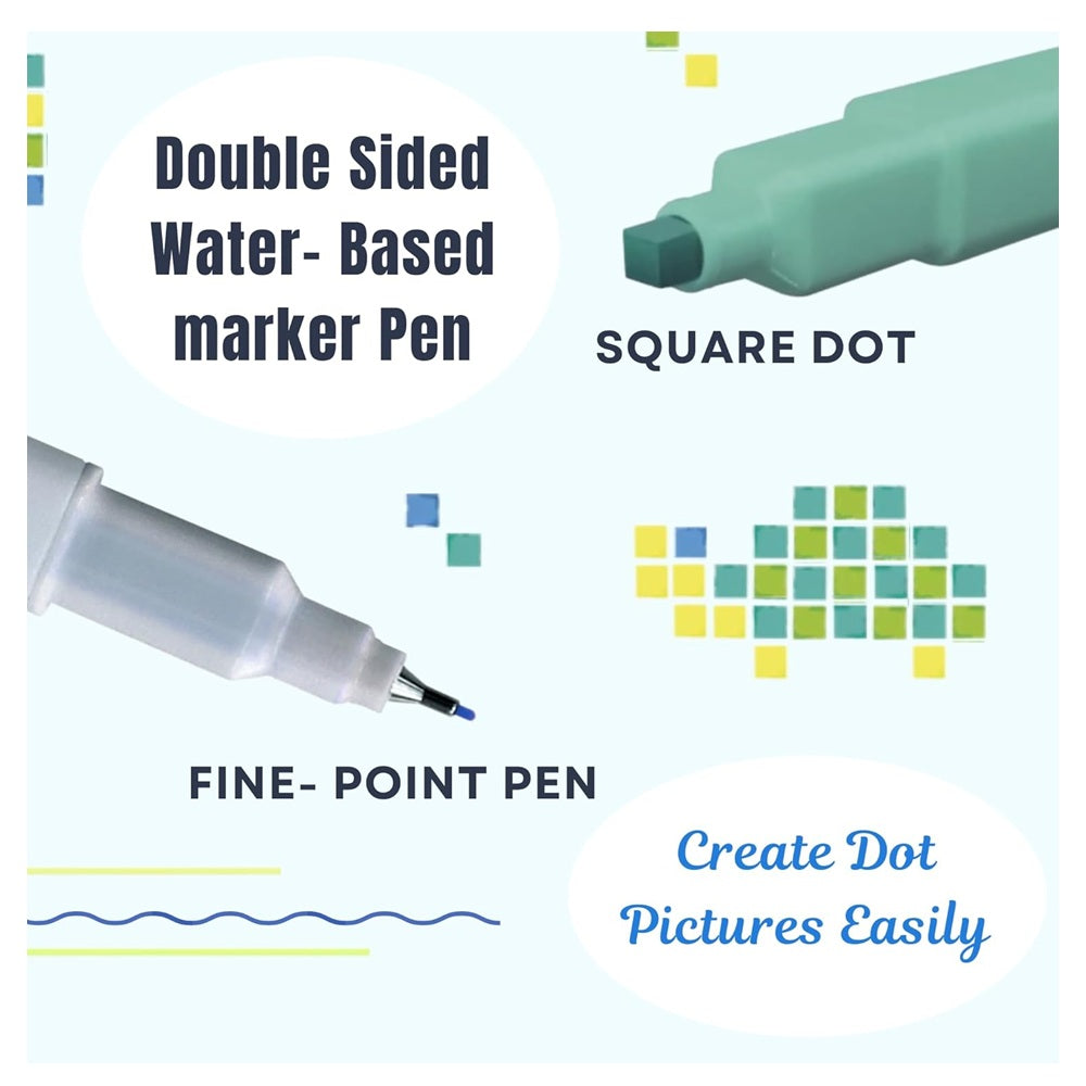SUN-STAR DotEPen Double Sided Water Based Marker Pen - B
