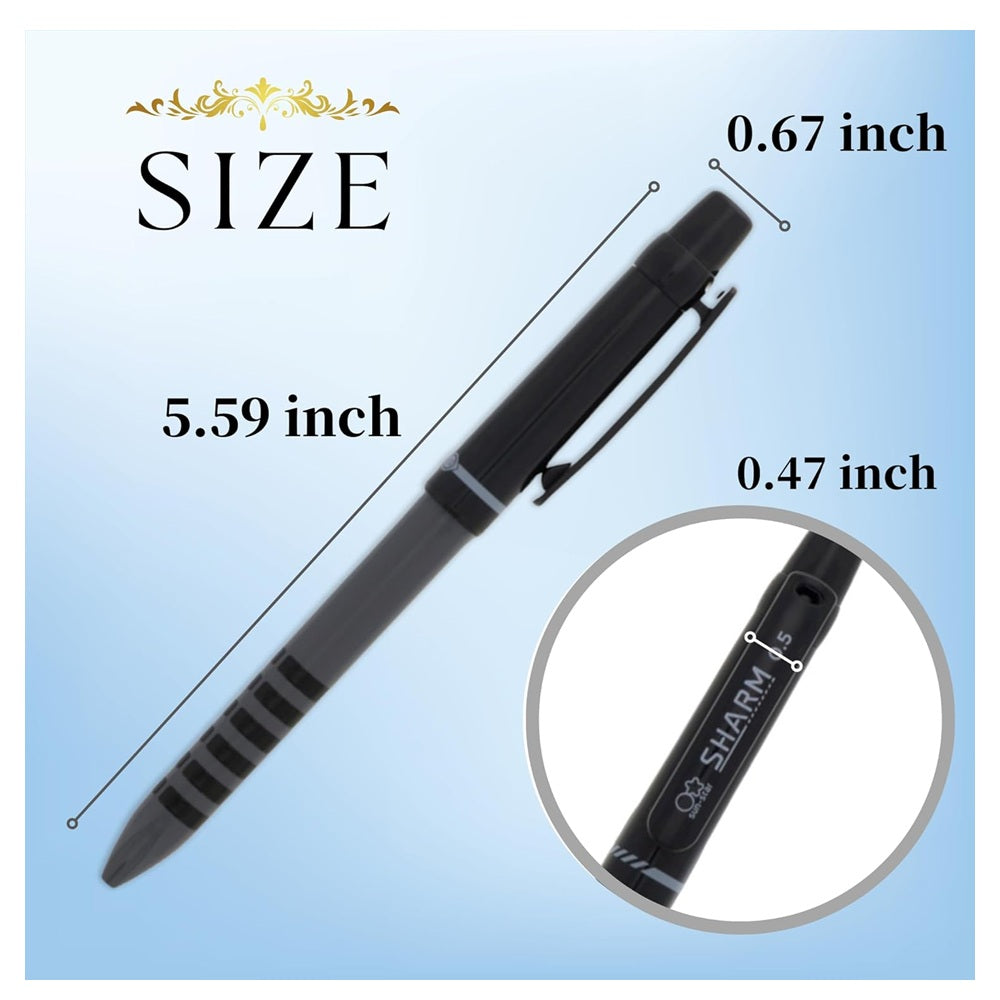 SUN-STAR "SHARM" Mechanical Pencil and Eraser - Black