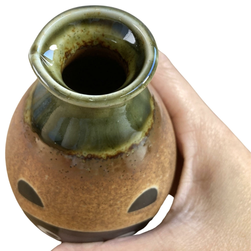 美濃焼 たぬき 酒器セット 徳利 盃